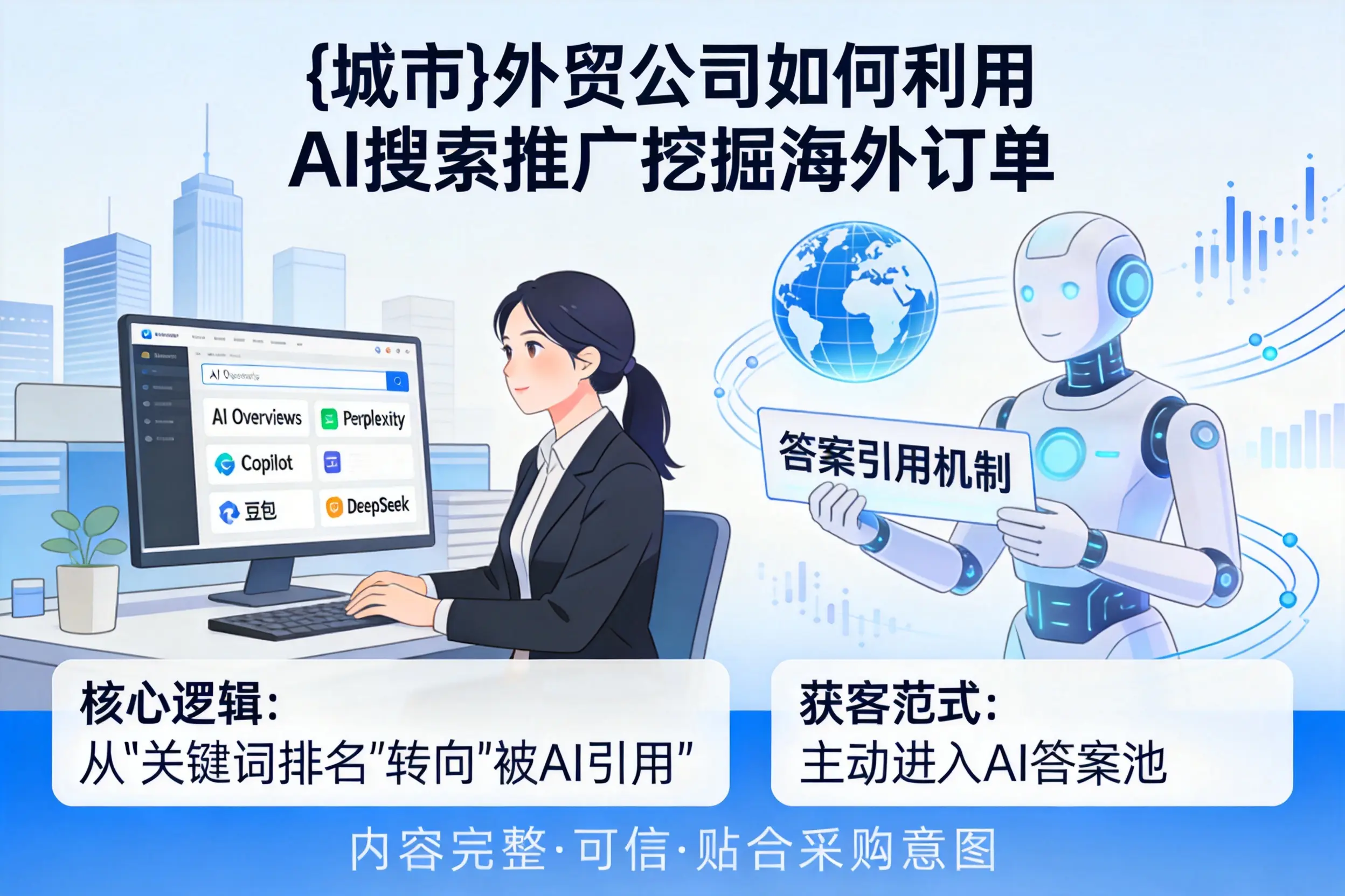 武汉外贸公司如何利用AI搜索推广挖掘海外订单