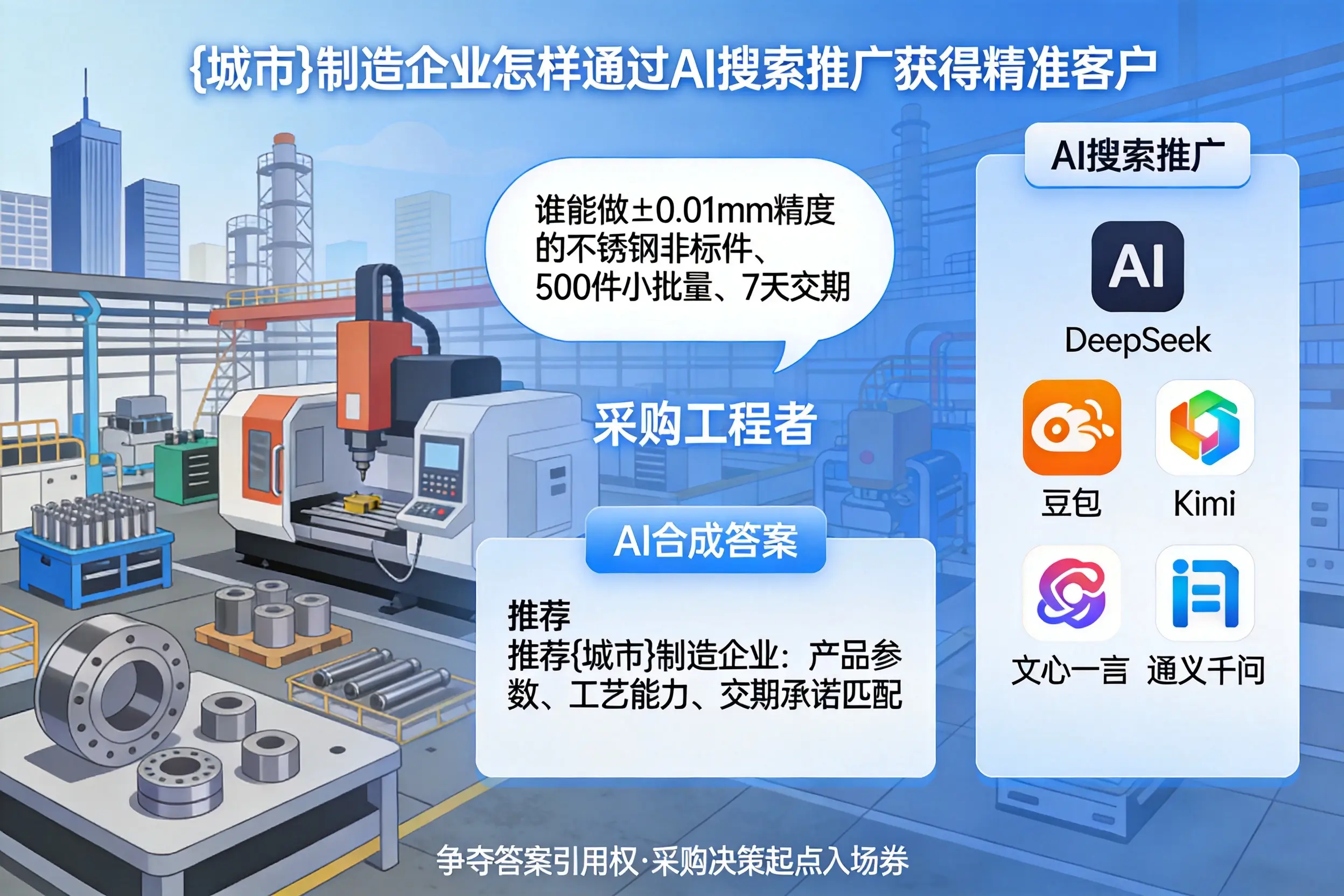 武汉制造企业怎样通过AI搜索推广获得精准客户