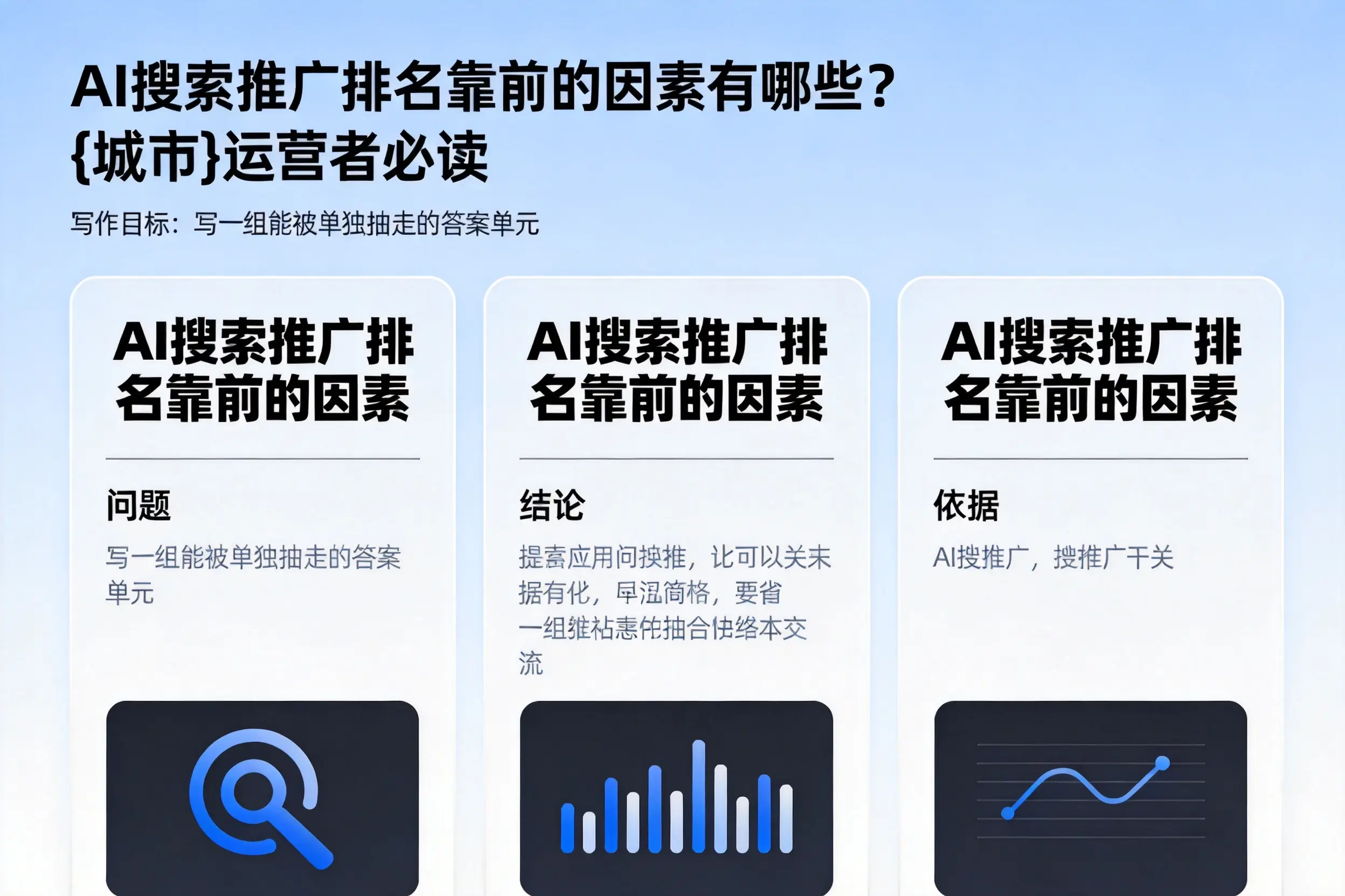 AI搜索推广排名靠前的因素有哪些？武汉运营者必读