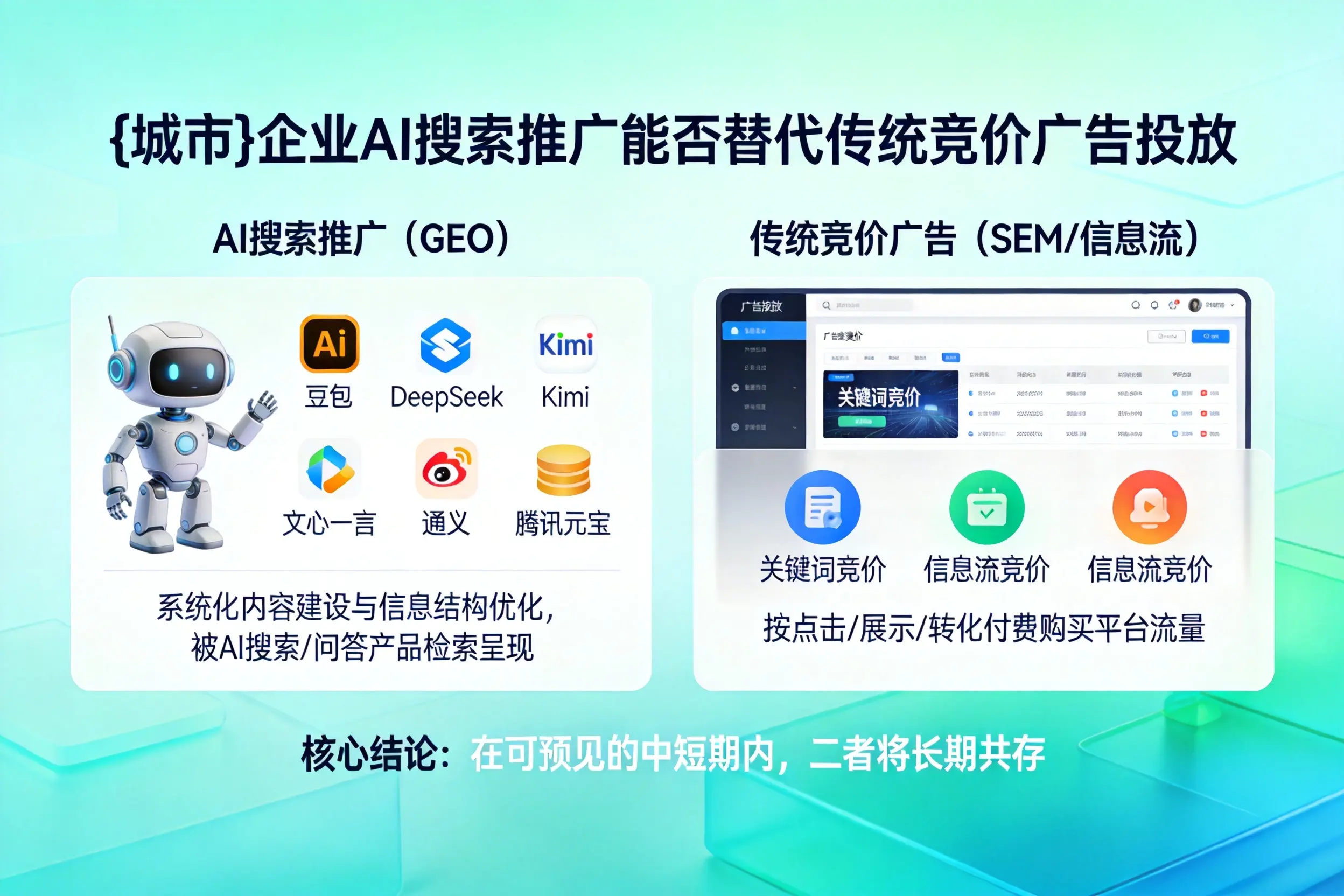 武汉企业AI搜索推广能否替代传统竞价广告投放