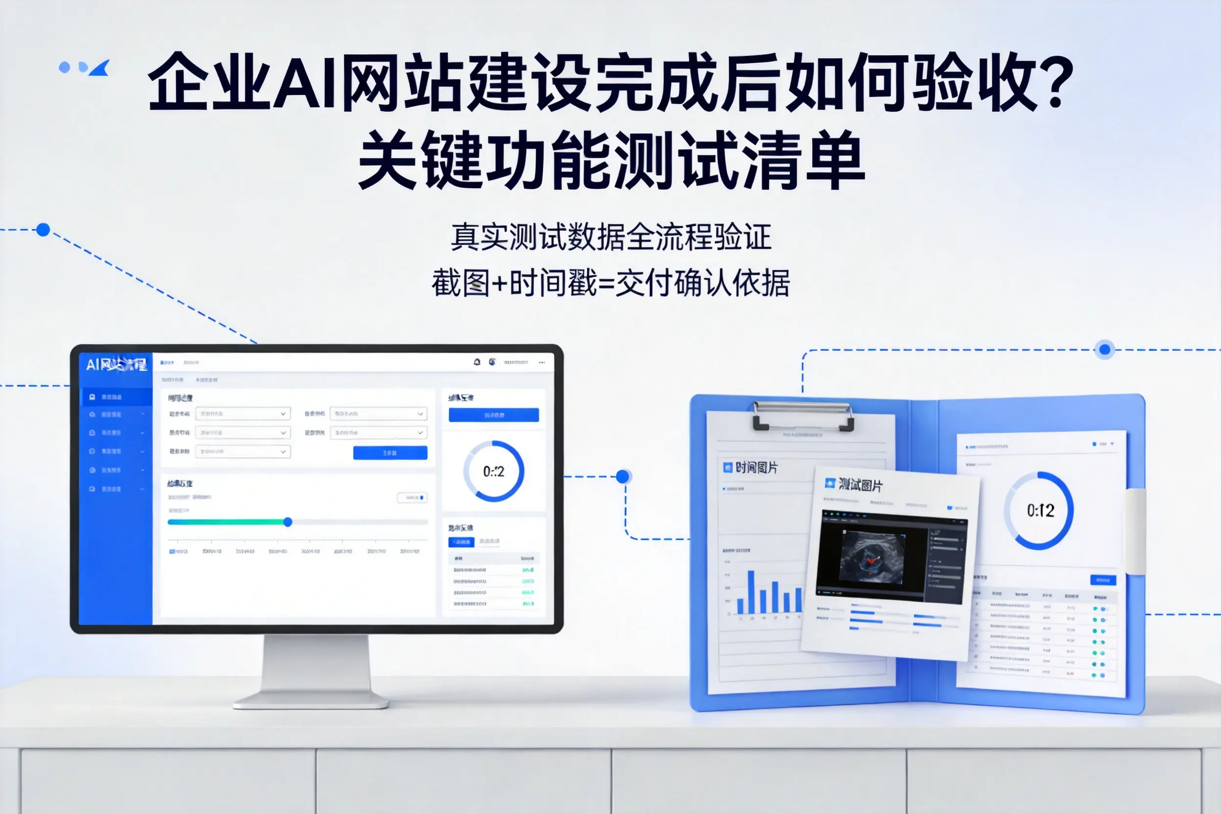 武汉企业AI网站建设完成后如何验收？关键功能测试清单