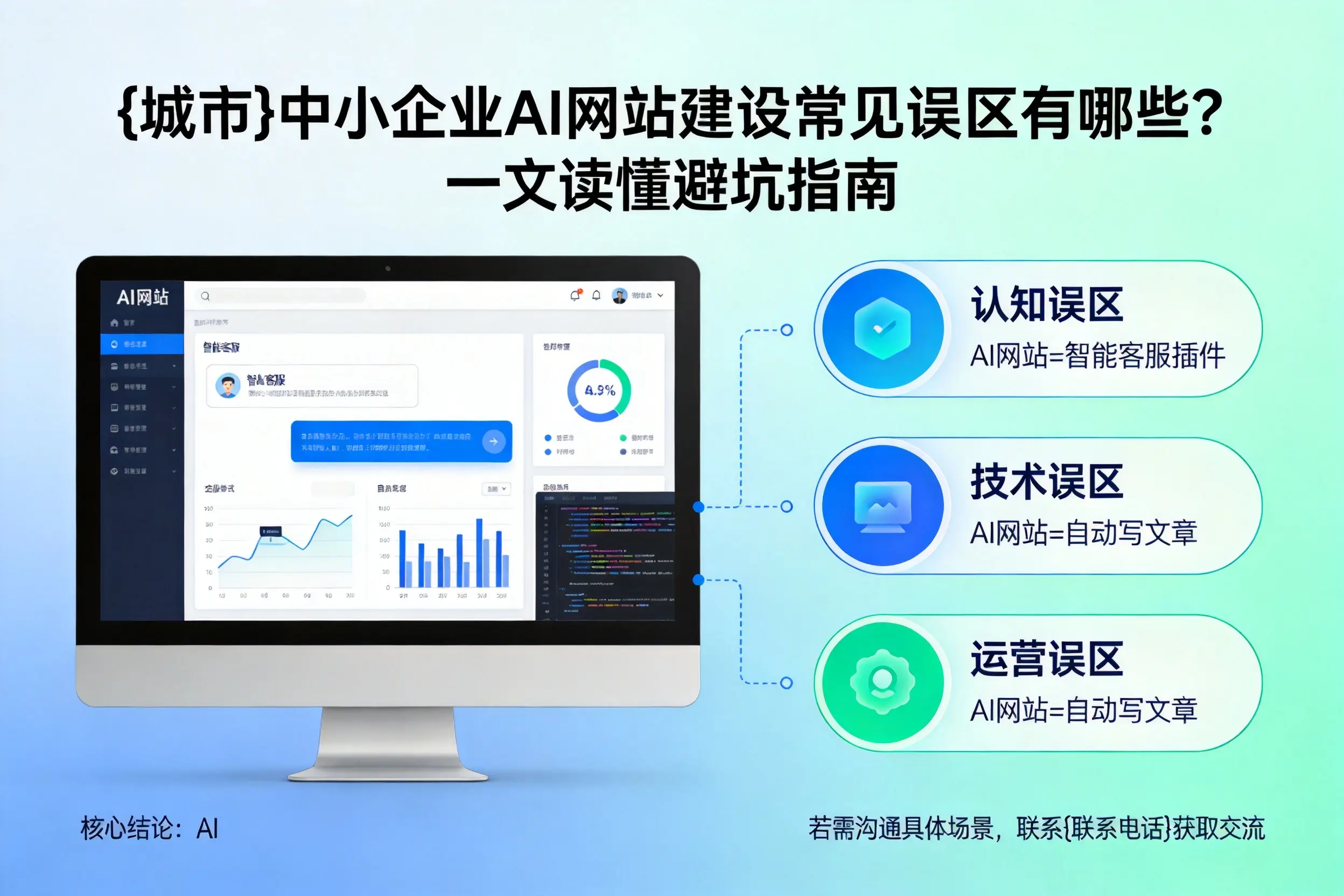 武汉中小企业AI网站建设常见误区有哪些？一文读懂避坑指南
