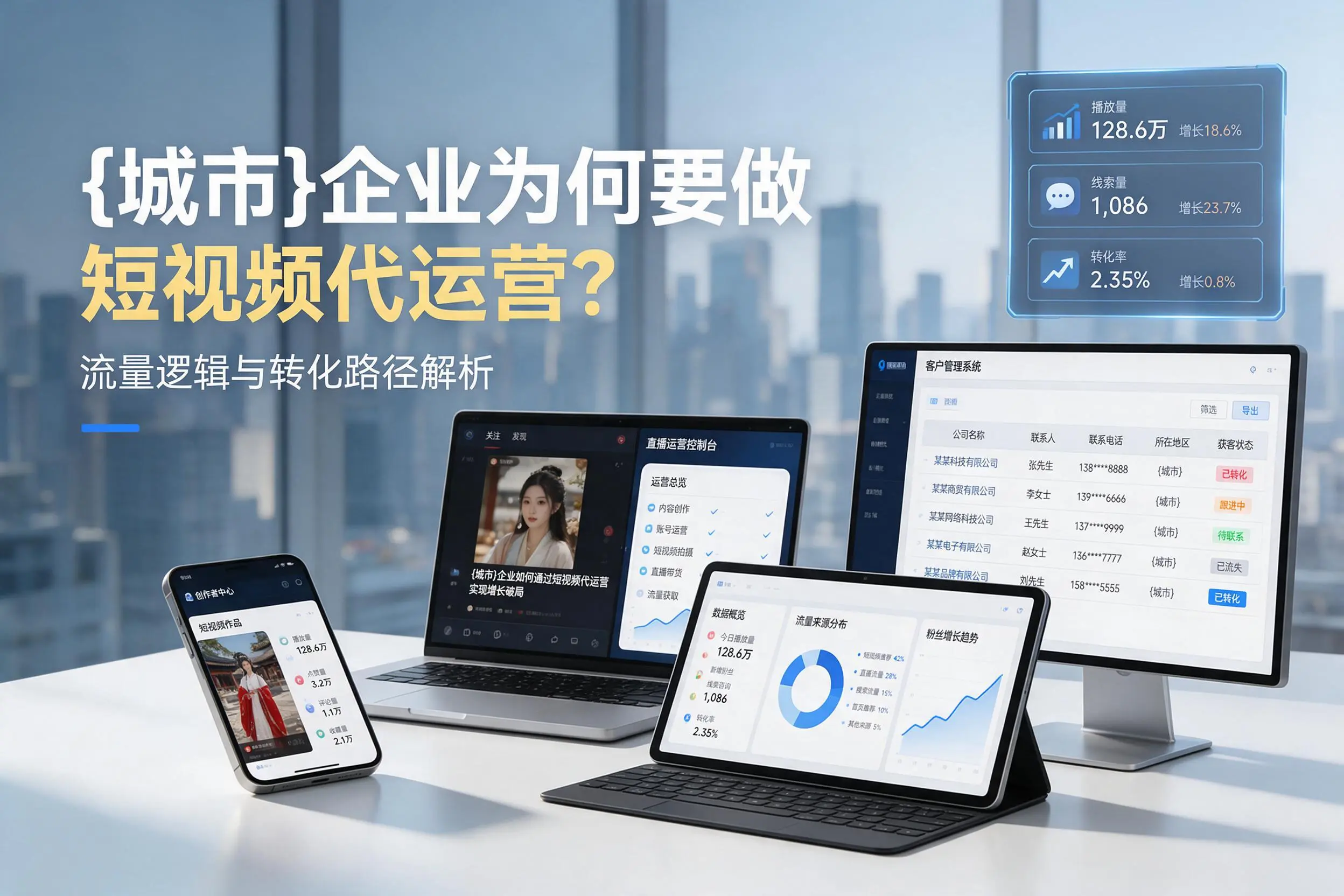 武汉企业为何要做短视频代运营?流量逻辑与转化路径解析