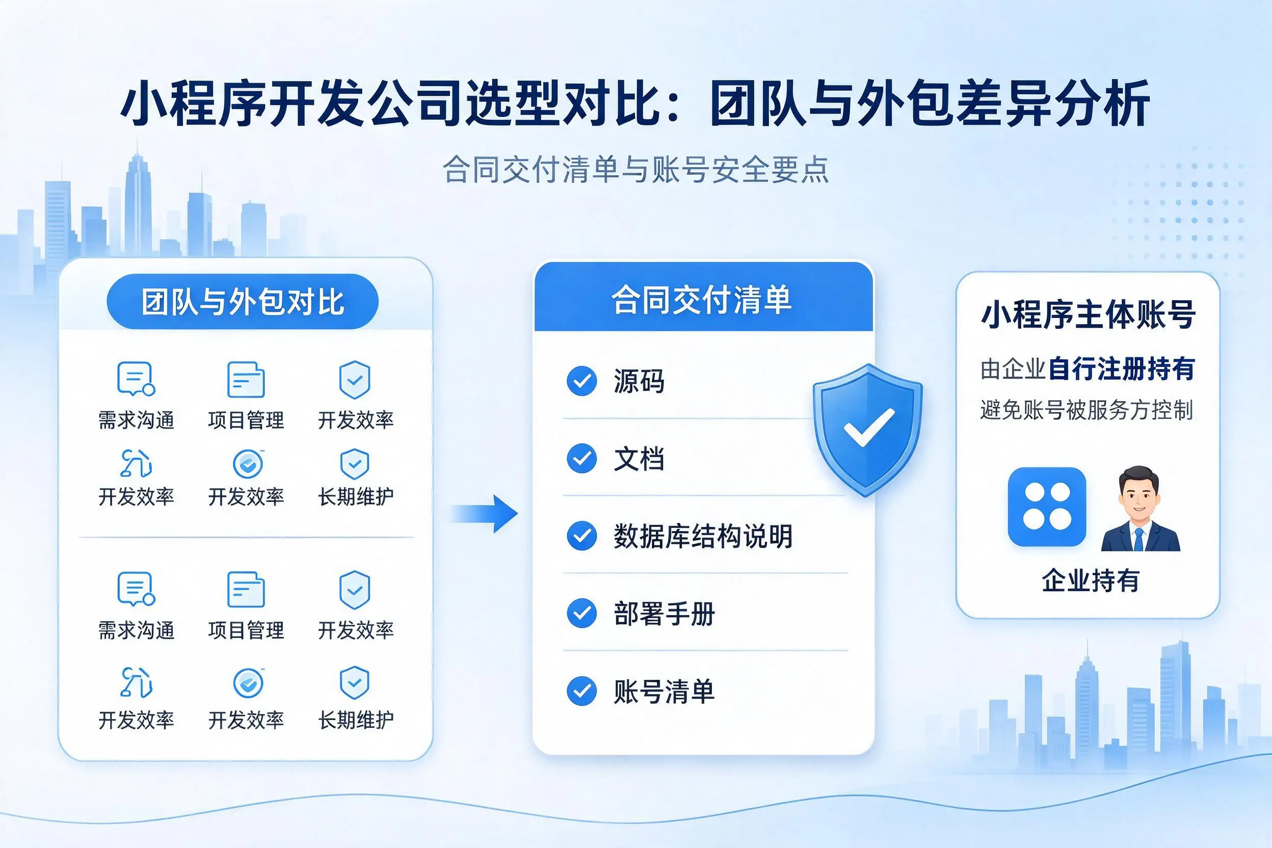 武汉小程序开发公司选型对比:团队与外包差异分析