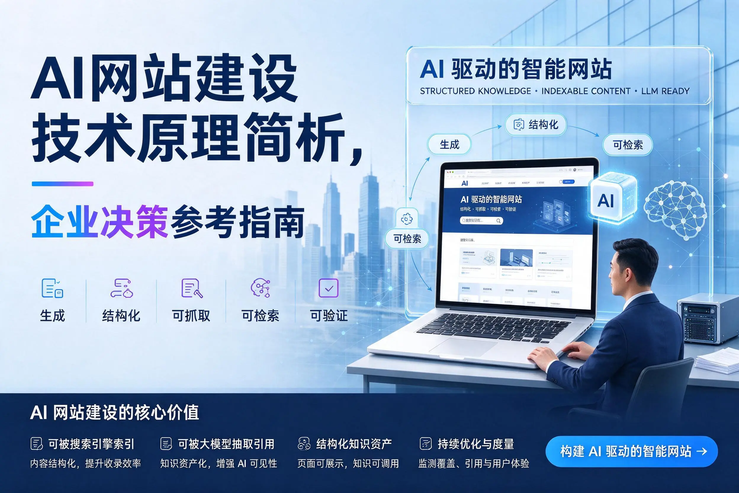 AI网站建设技术原理简析,武汉企业决策参考指南