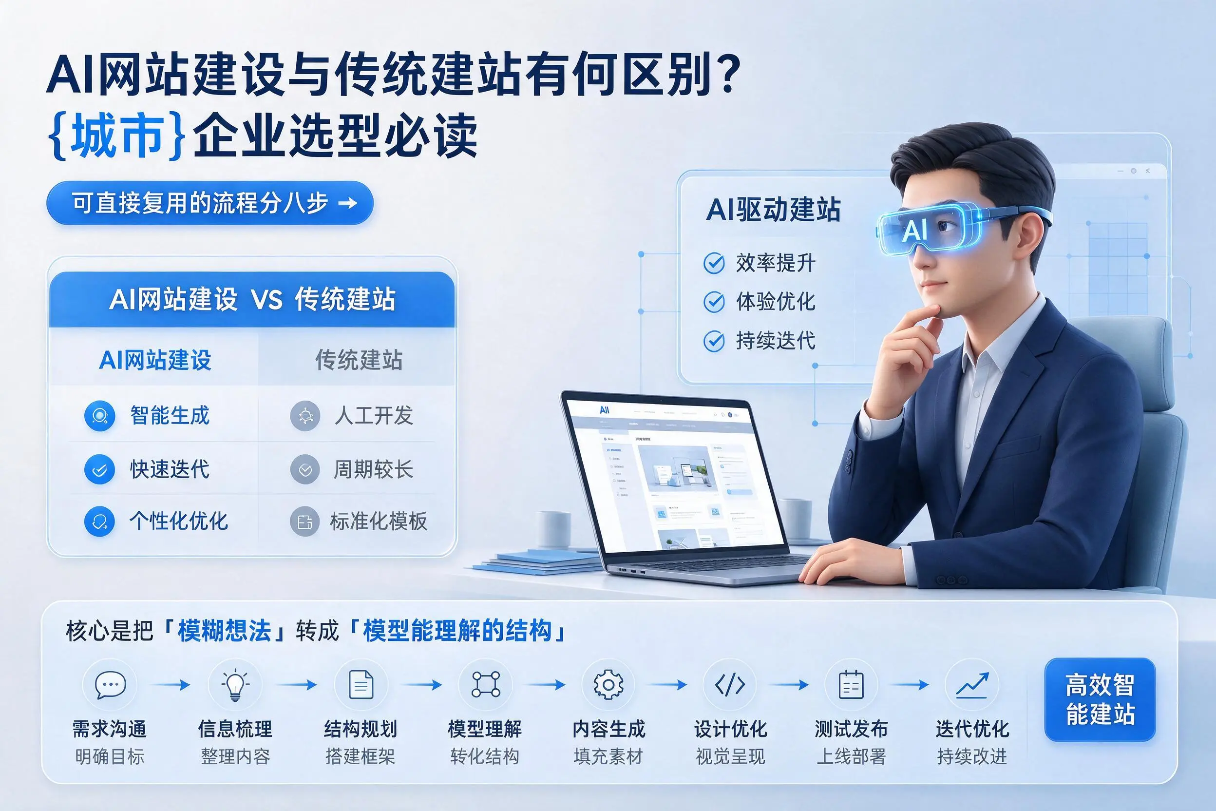 AI网站建设与传统建站有何区别？武汉企业选型必读