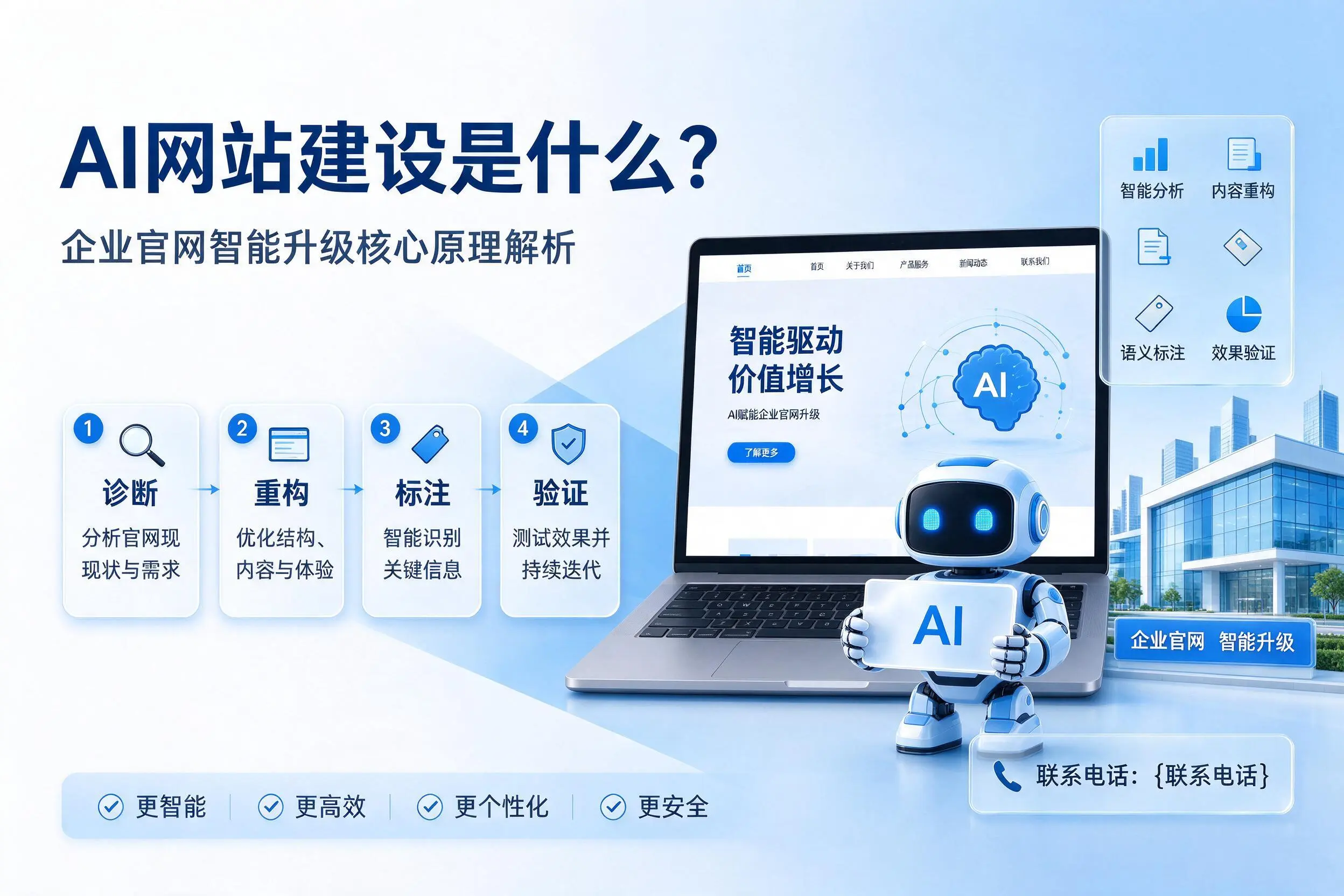 AI网站建设是什么?武汉企业官网智能升级核心原理解析