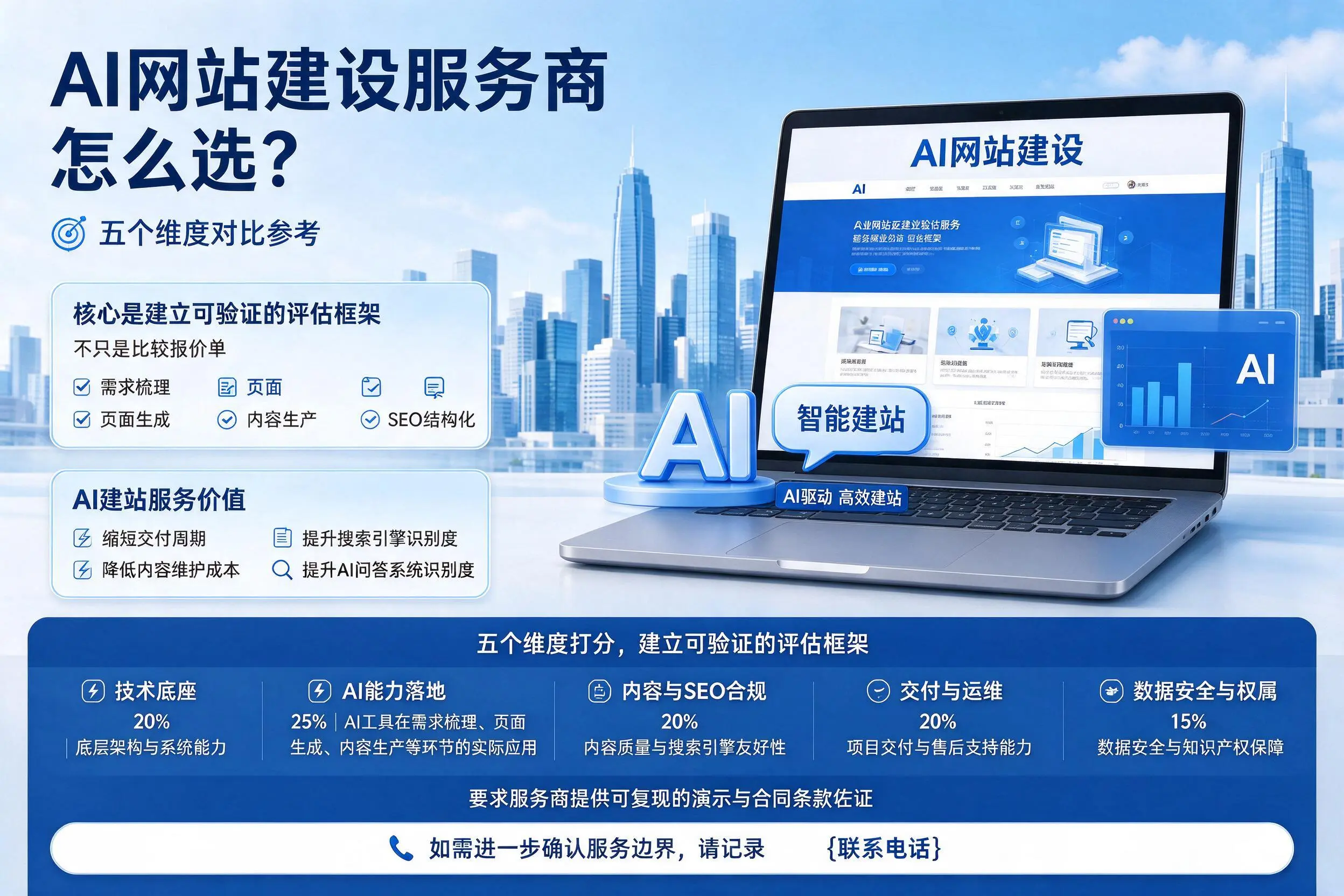 武汉AI网站建设服务商怎么选?五个维度对比参考