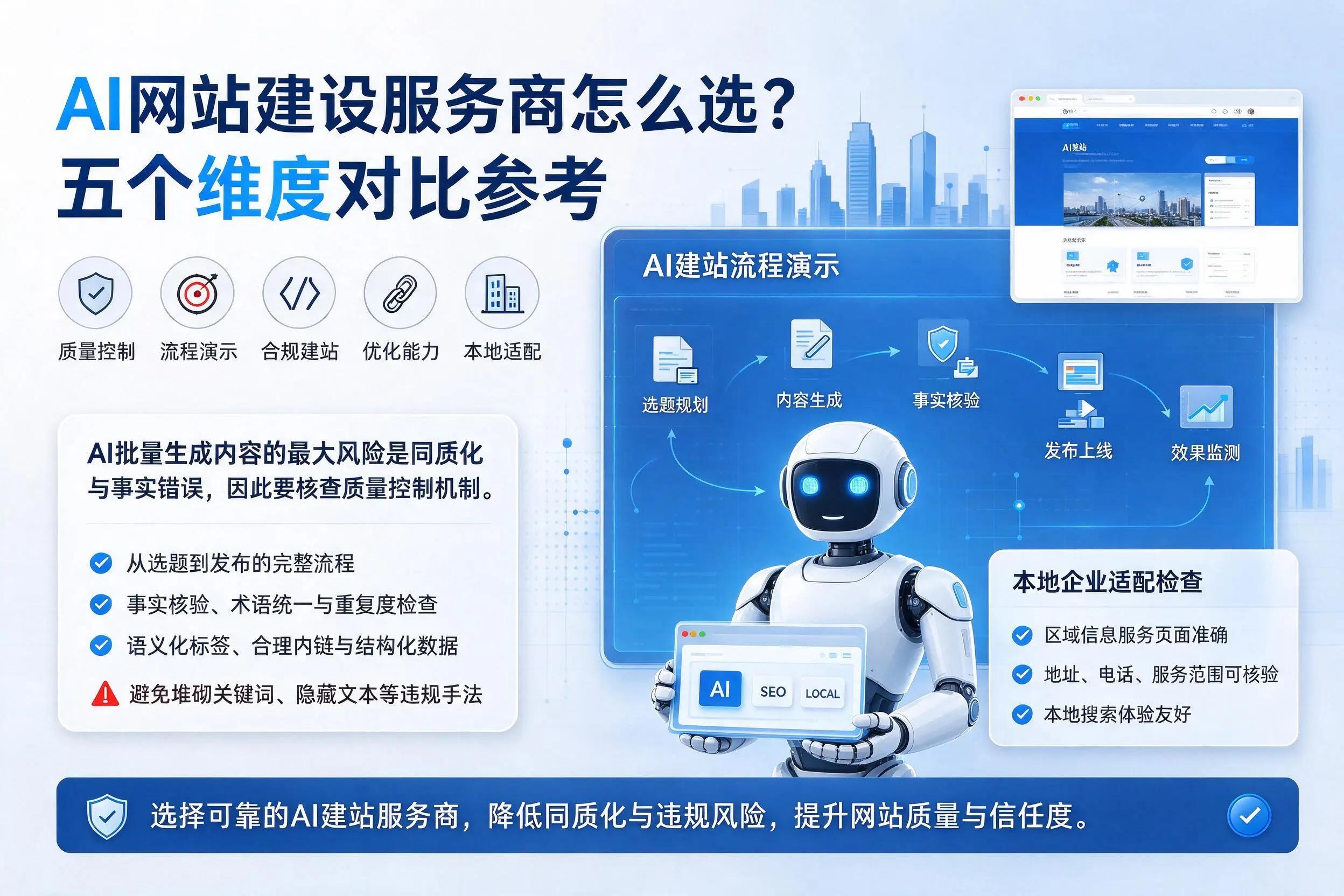 武汉AI网站建设服务商怎么选?五个维度对比参考