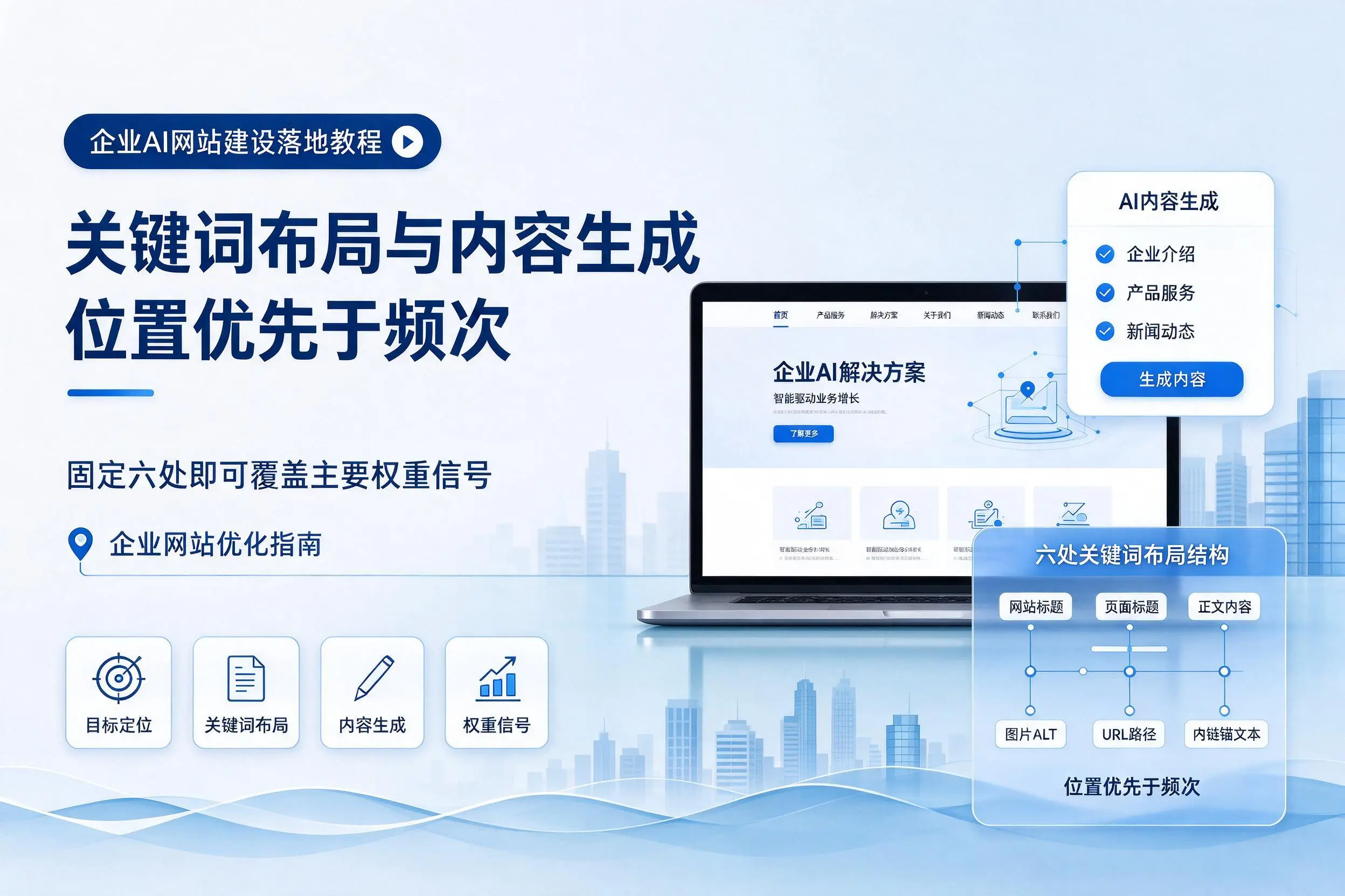 武汉企业AI网站建设落地教程：关键词布局与内容生成